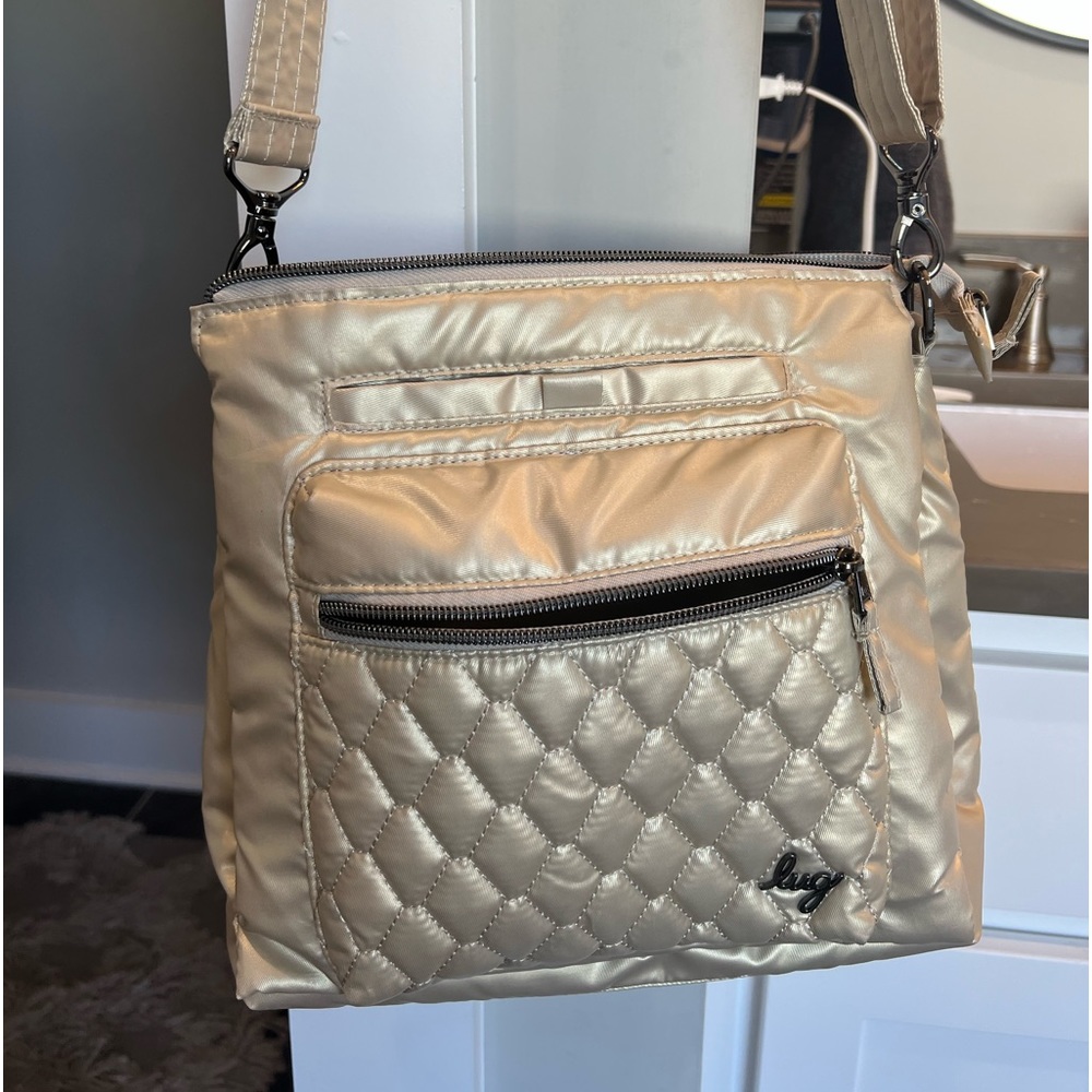 SOLD - LugLife Gold Wander Crossbody Bag ~ Brand new